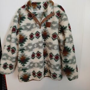 Home Free 2x Kentucky Western Print Sherpa Super Soft